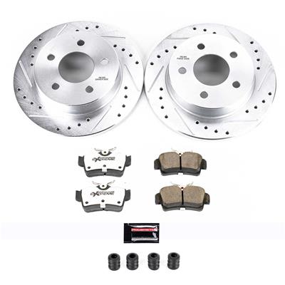 ROTOR-PAD KIT DRILLED SLOTTED