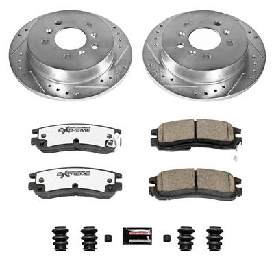 ROTORS/PADS DRLD/SLTD REAR KIT