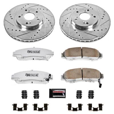 BRAKE ROTOR/PAD KIT DRLD/SLTD