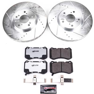 ROTORS/PADS DRILLED/SLOTTED FR