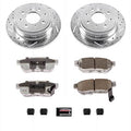 KIT BRAKE ROTOR PAD RR DRLD