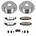 ROTORS/PADS DRILLED REAR KIT