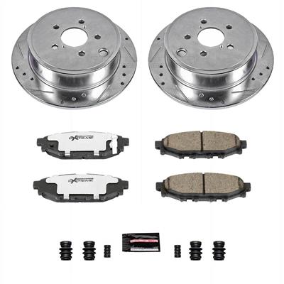 ROTORS/PADS DRILLED REAR KIT