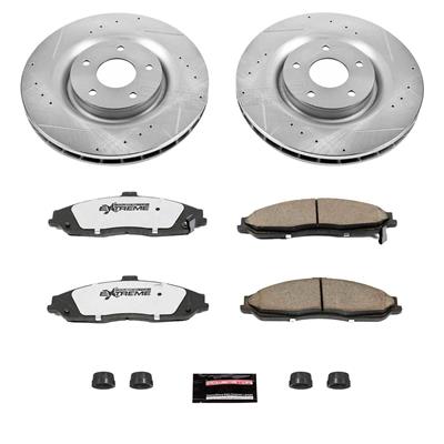 KIT ROTOR+PAD DRILLED SLOTTED