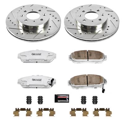 ROTORS/PADS DRILLED/SLOTTED FR