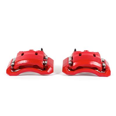 PC RED BRAKE CALIPERS FRONT
