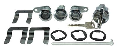 LOCK SET WITH REPLACEMENT KEYS