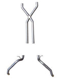 EXHAUST SYSTEM W/O MUFFLERS