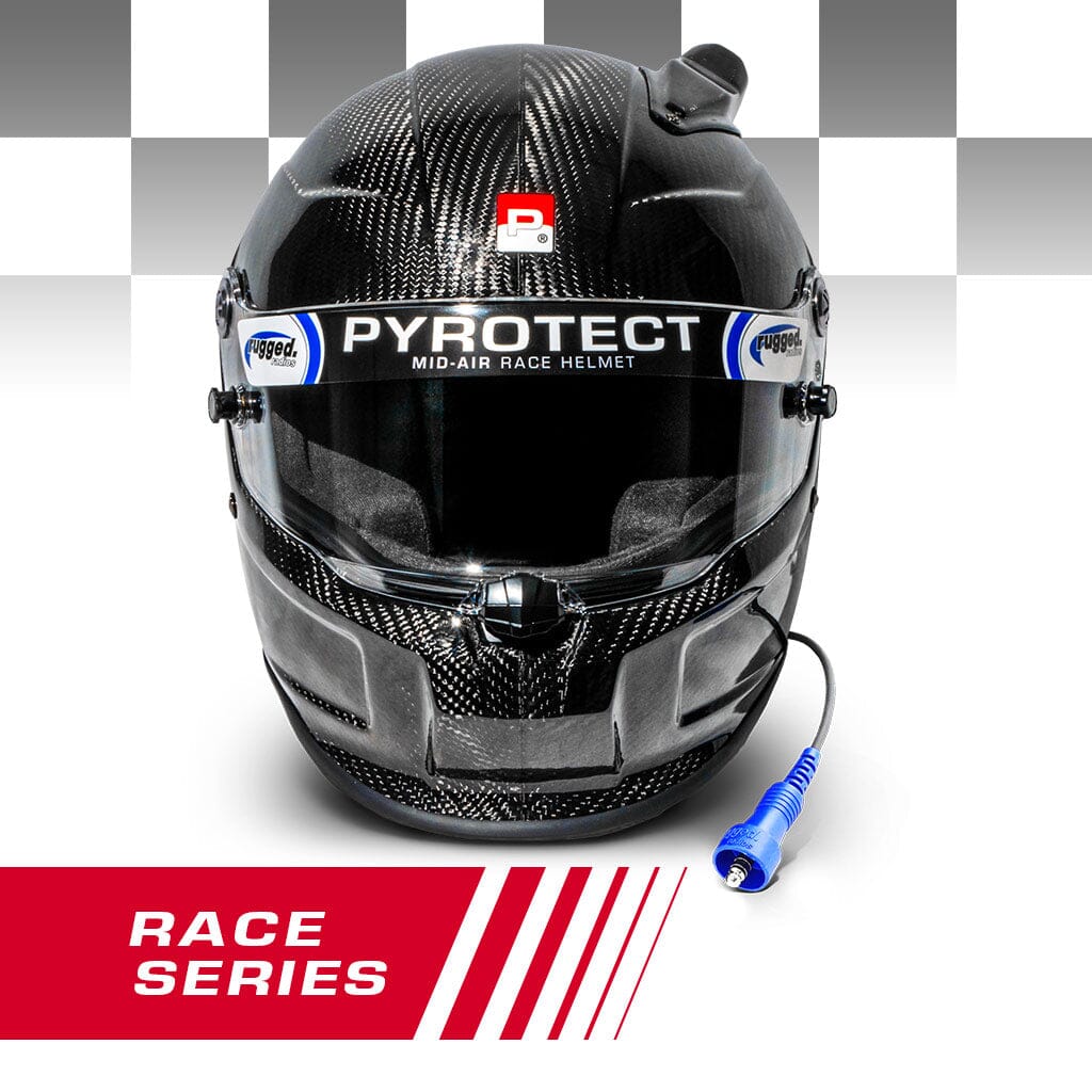 Pyrotect RACE Pro Airflow Mid Forced Air 3K Carbon SA2020 Wired OFFROAD - Large