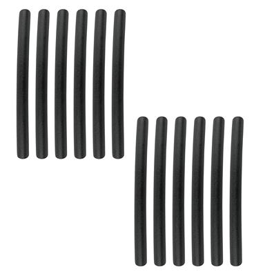 SET OF 12 ROLL BAR PAD BLACK
