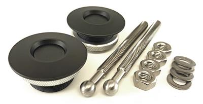 BLACK COATED HOOD PIN