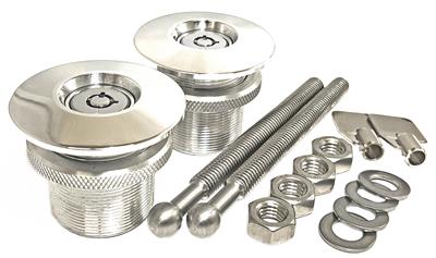 LOCKING POLISHED HOOD PIN