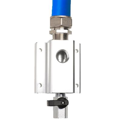 BLOCK OUTLET ALUM 1/2 NPT