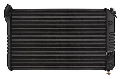 RADIATOR PERF ALUM BLACK CROSS