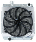 RADIATOR ALUM 2ROW W/SHROUD