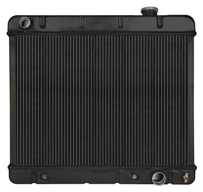 RADIATOR ALUM BLACK 2-ROW XFLO