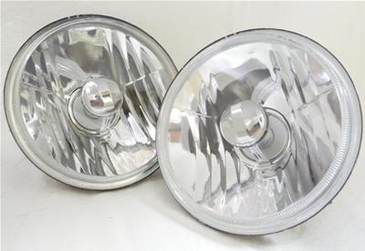 HEADLIGHTS 5 3/4 RND NO HALO
