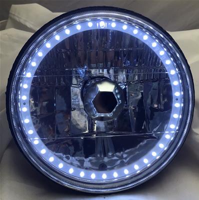 HEADLIGHT 7 WHITE-HALO