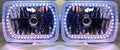 HEADLIGHTS 6X7 WHITE-HALO