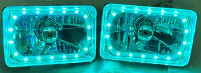 HEADLIGHTS 4X6 M-COLOR