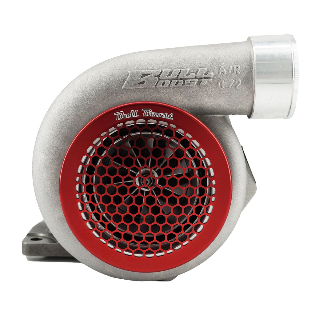 Red Billet 4" Inch Turbo Inlet Guard Velocity Stack Adapter Bellmouth Intake Hex