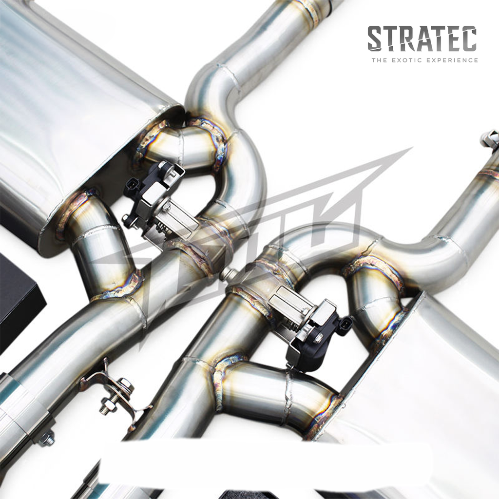 Valved Stainless Steel Performance Exhaust System for Jaguar F‑TYPE 3.0T