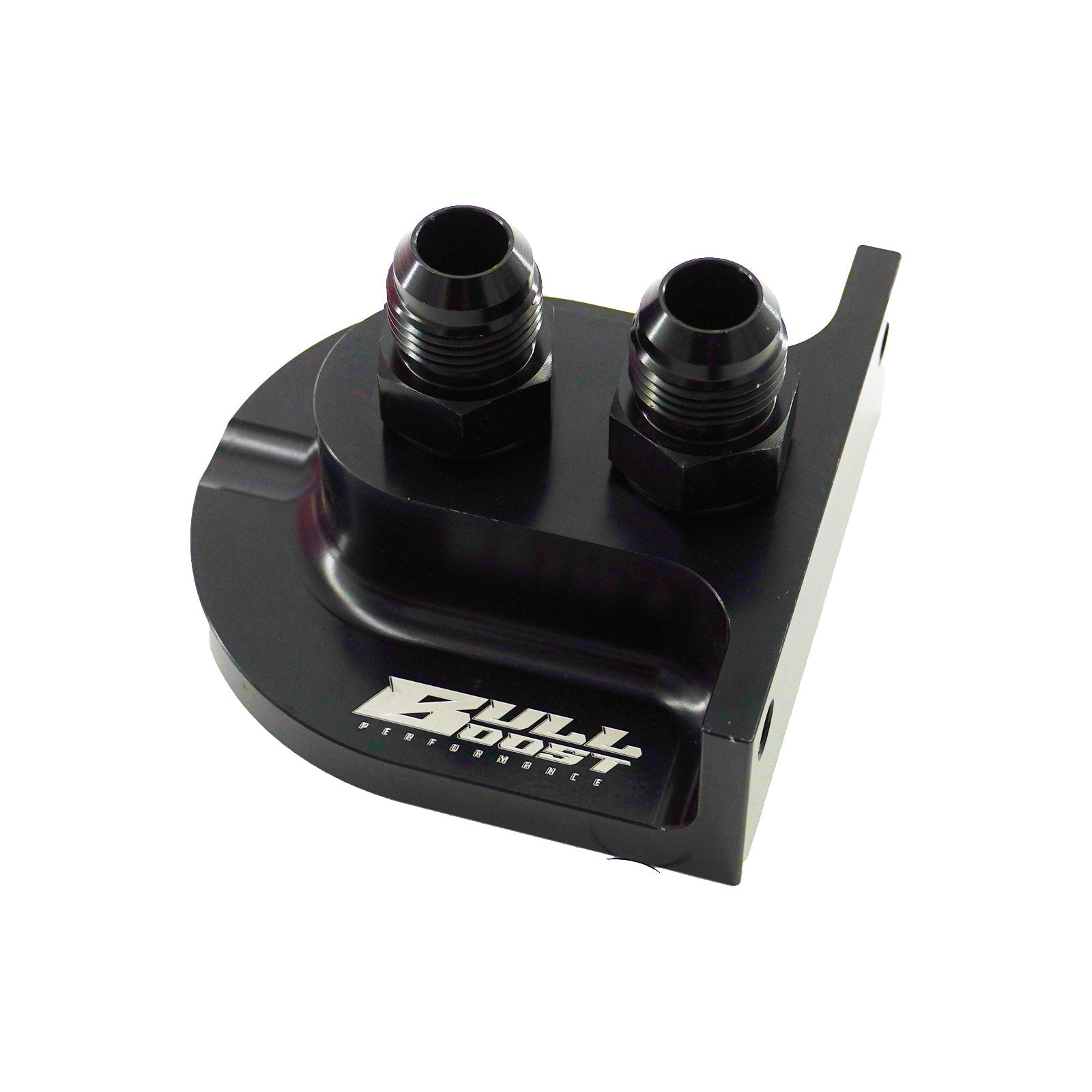 Billet Remote Oil Filter Relocation Mounting Bracket -10 AN with Pressure Port