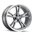 WHEEL GLOSS GRAY MILLED 17X7