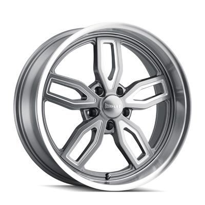 WHEEL ALUM GRAY MILLED 18X8