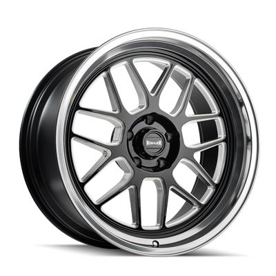WHEEL ALUM GLOSS BLACK 20X8.5