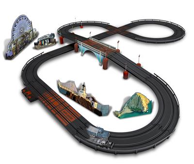 CALI CRUISING SLOT CAR SET