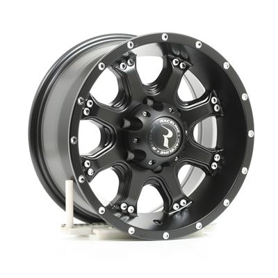 ASSUALT  BLACK 16X8