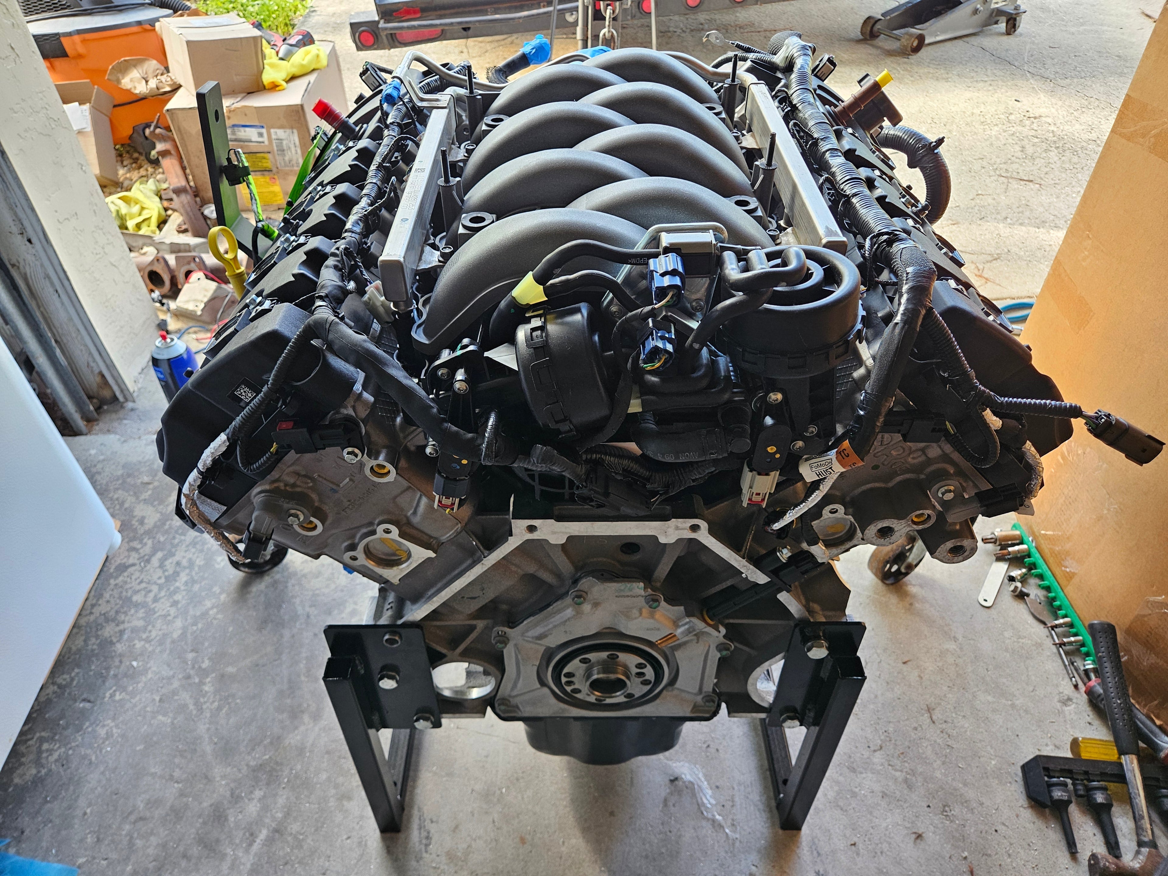 Gen 2 Coyote Crate Engine - 2015-17 Mustang GT Engine w/Engine Stand