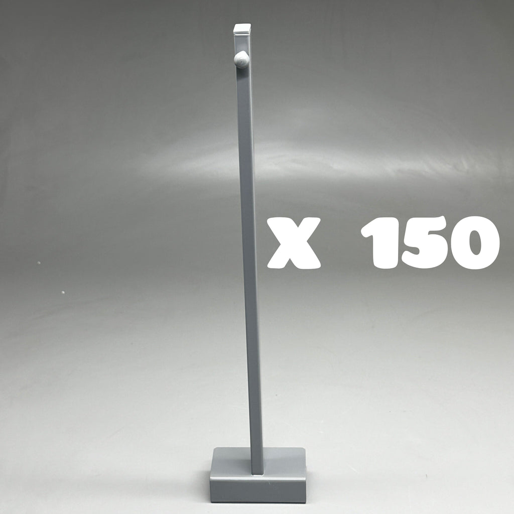 Countertop Clothing Hook Stand (150 PACK) 25pcs/case x 6 Cases Gray