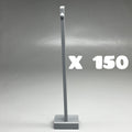 Countertop Clothing Hook Stand (150 PACK) 25pcs/case x 6 Cases Gray