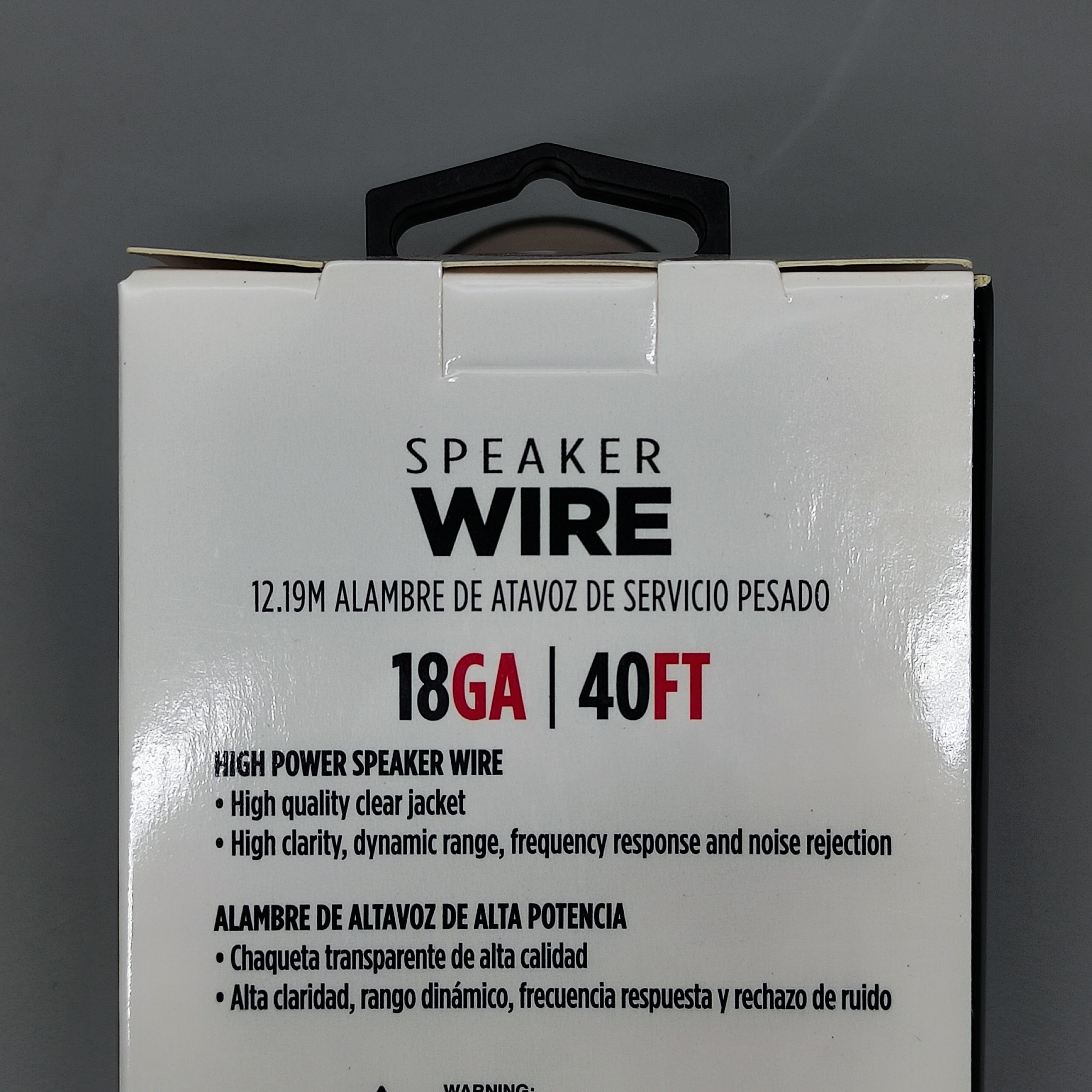 METRA SPEAKER WIRE 40' Spool 18-Gauge Speaker Wire - Clear SW40
