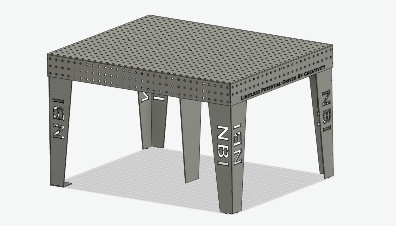 NBI Welding Table – 5' x 4'