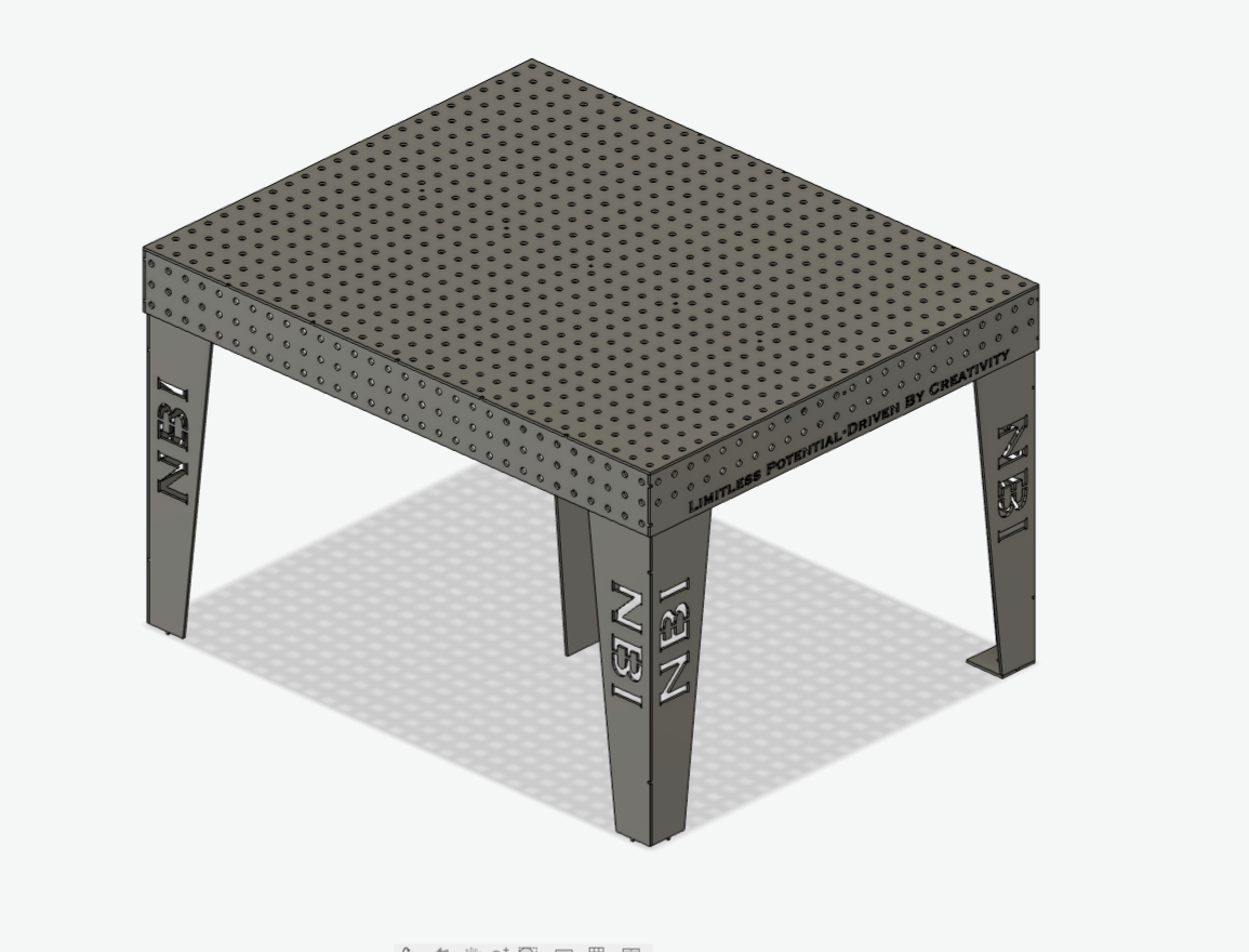 NBI Welding Table – 5' x 4'