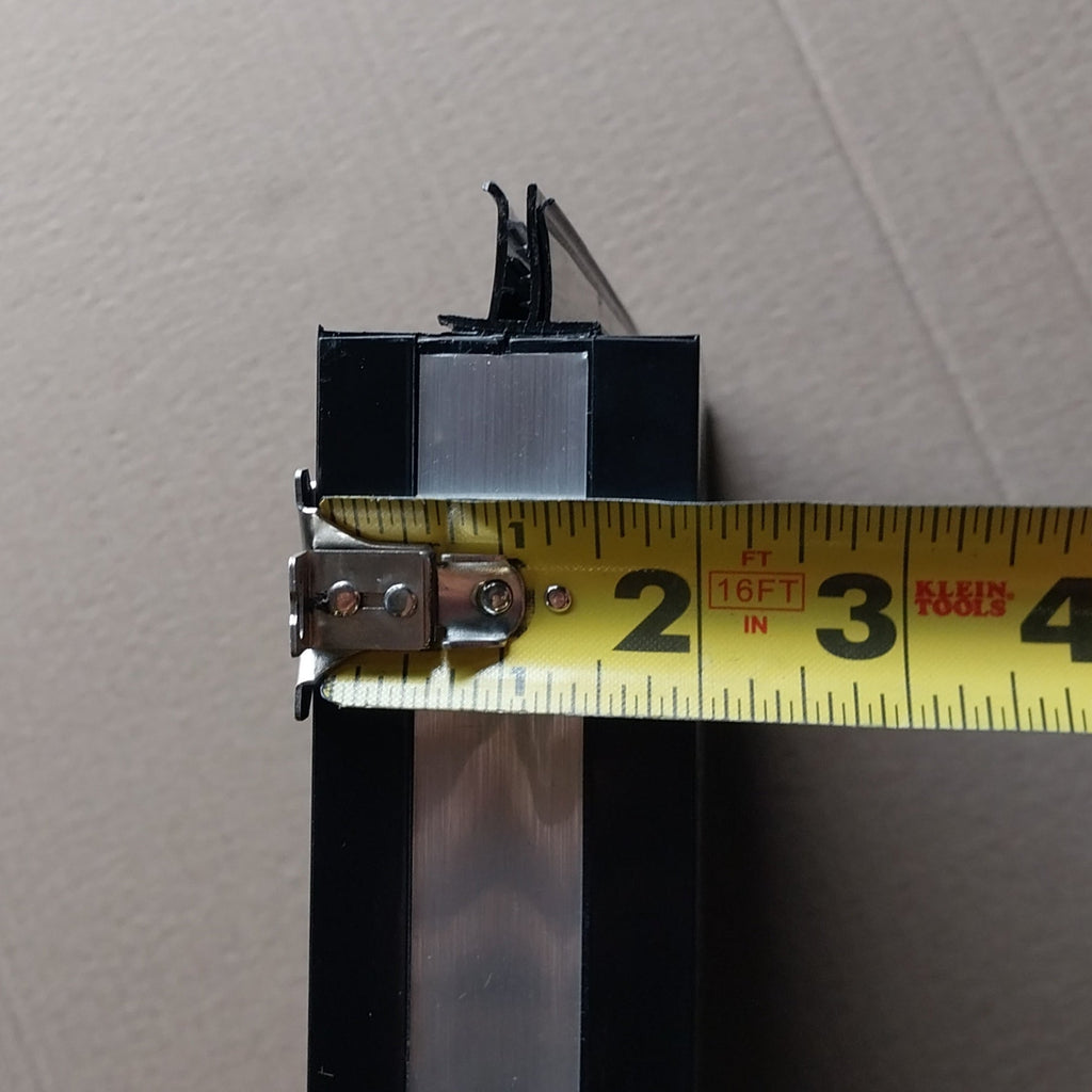 AZAR Black 2 Sided Pegboard Spinner Top 16"x60"x2"