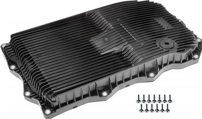 TRANSMISSION PAN W DRAIN PLUG