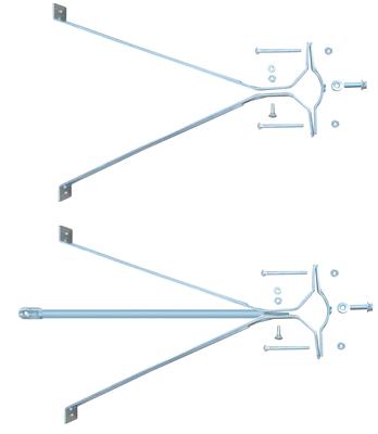 ROHN Mast Wall Mounts