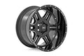 WHEEL MACHINED BLACK 18X9