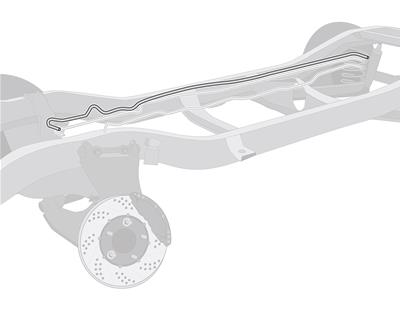 FRONT TO REAR FUEL LINE