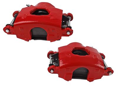 CALIPERS BRAKE FRONT RED PAIR