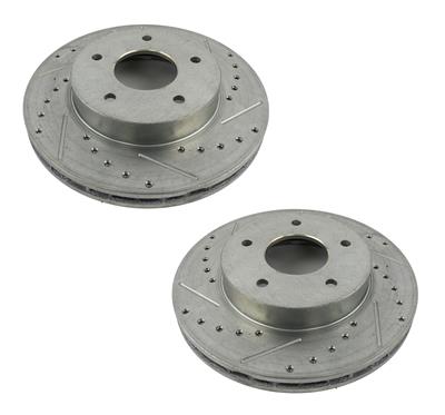 DRILLED SLOTTED ROTOR PAIR