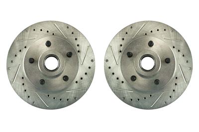 ROTORS BRAKE DRILLED SLOTTED
