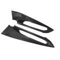 Dry Carbon Fiber Interior Door Bow Cover Trim for Chevrolet Corvette C8