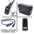 Alpha Accessory Pack For Rugged UTV SXS Intercom Radio Communication Systems - With Intercom Extension Cables (for Helmet Kits)