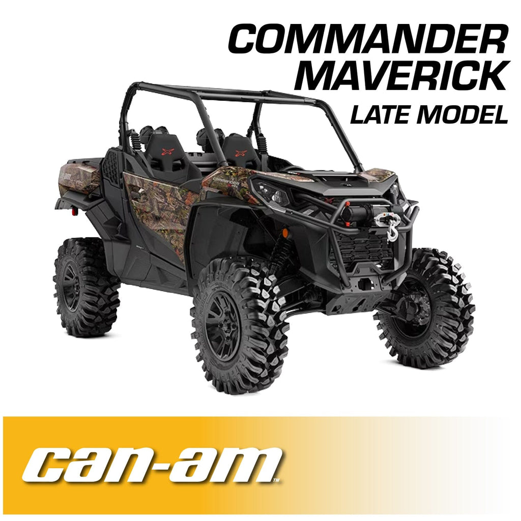 Commander and Late Model Maverick Complete Communication Kit with Bluetooth Intercom and 2-Way Radio - Glove Box Mount - 696 PLUS / G1 GMRS