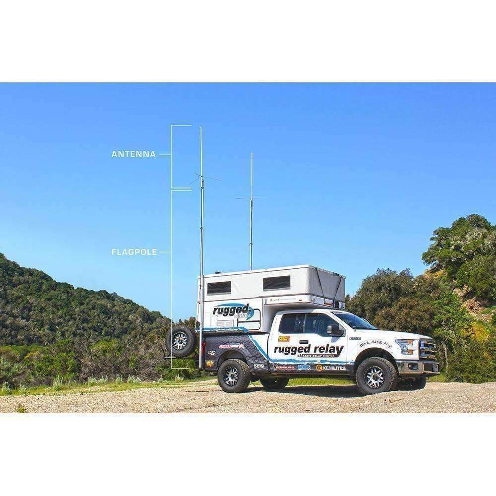 Rugged Radios Base Camp - Digital M1 Mobile Radio with Fiberglass Antenna Kit
